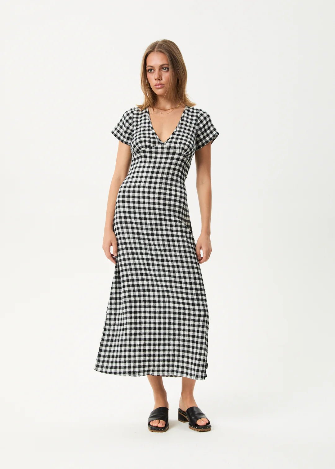 Check Maxi Dress - Margaret River Hemp Co