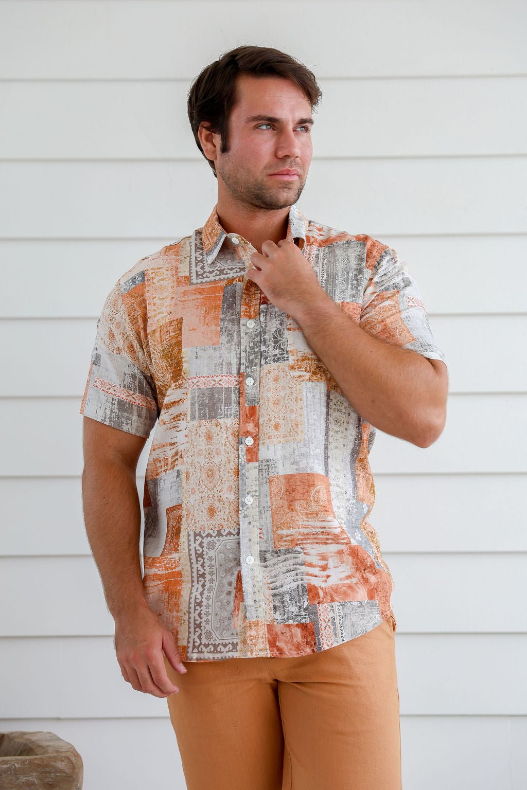 Pattern Block Shirt - Margaret River Hemp Co