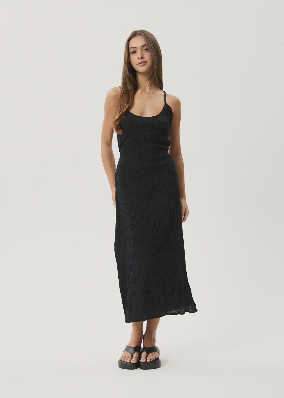 Rumi - Midi Dress - Black - Margaret River Hemp Co