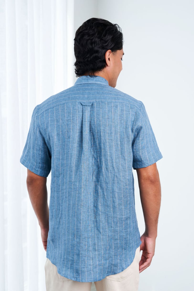 Stripe Shirt - 100% Hemp - Margaret River Hemp Co