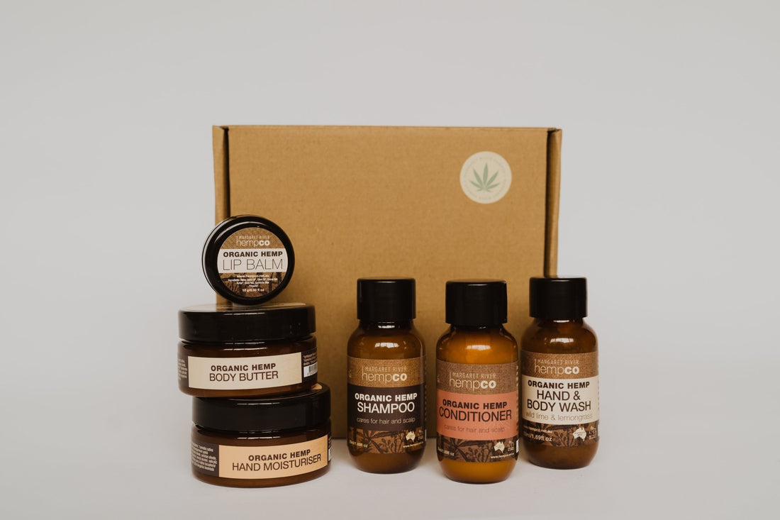 Hemp 'Travel Essentials' Gift Box - Margaret River Hemp Co