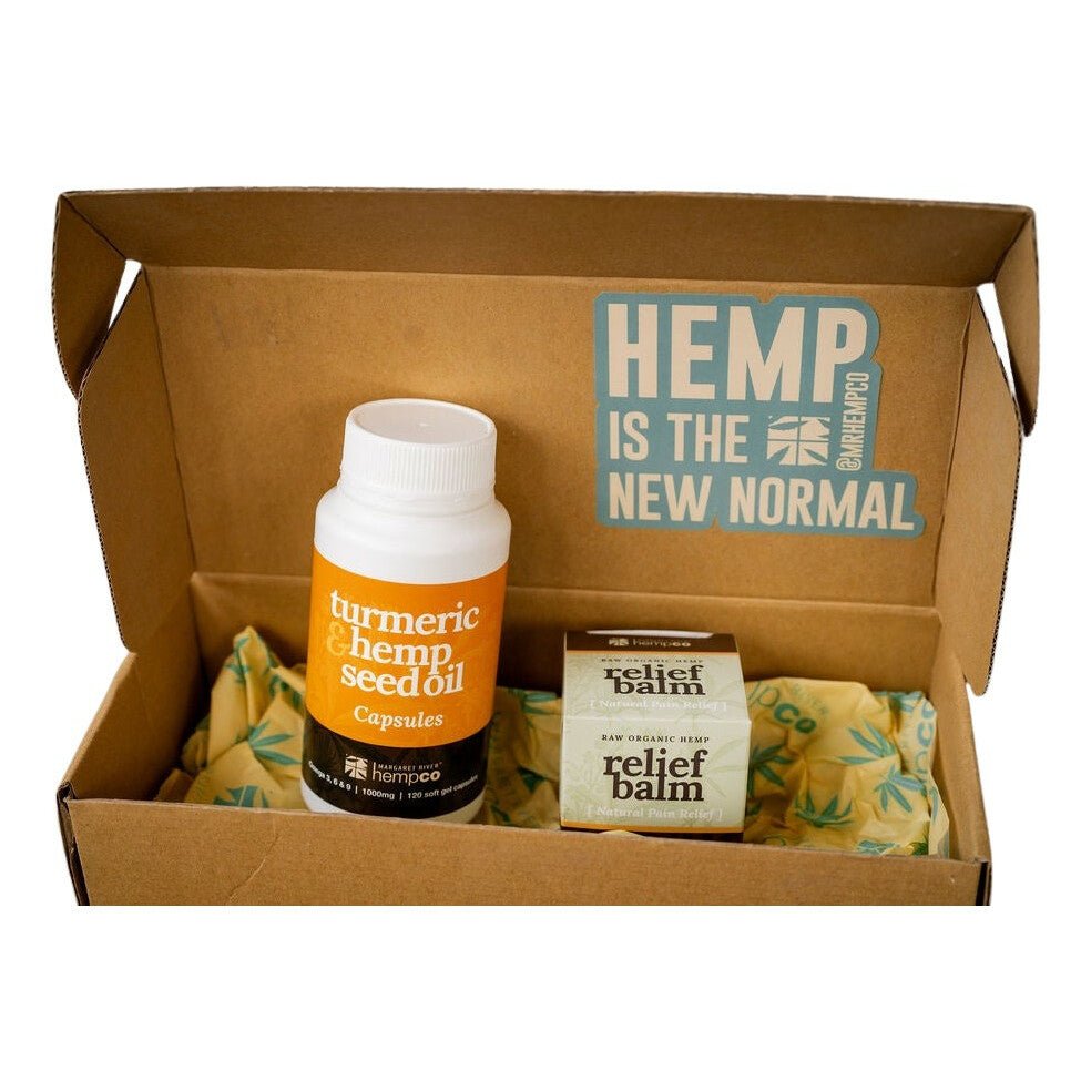 Relief Balm & Turmeric Capsules - Margaret River Hemp Co