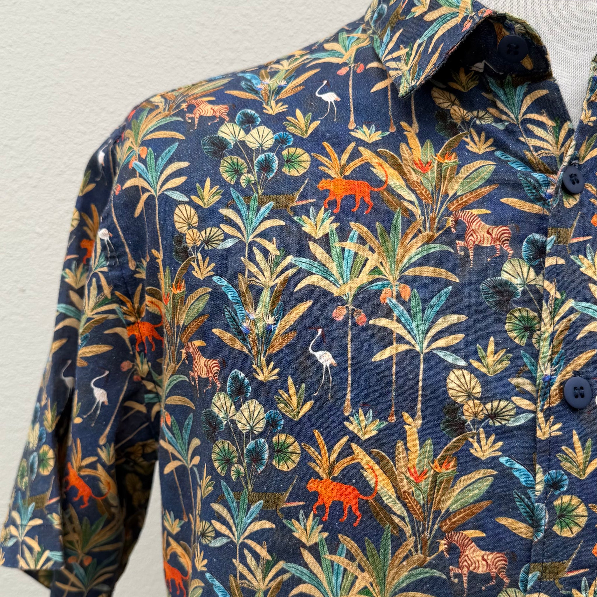 Resort Shirt - Jungle Blue