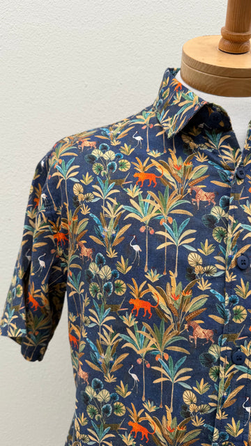 Resort Shirt - Jungle Blue