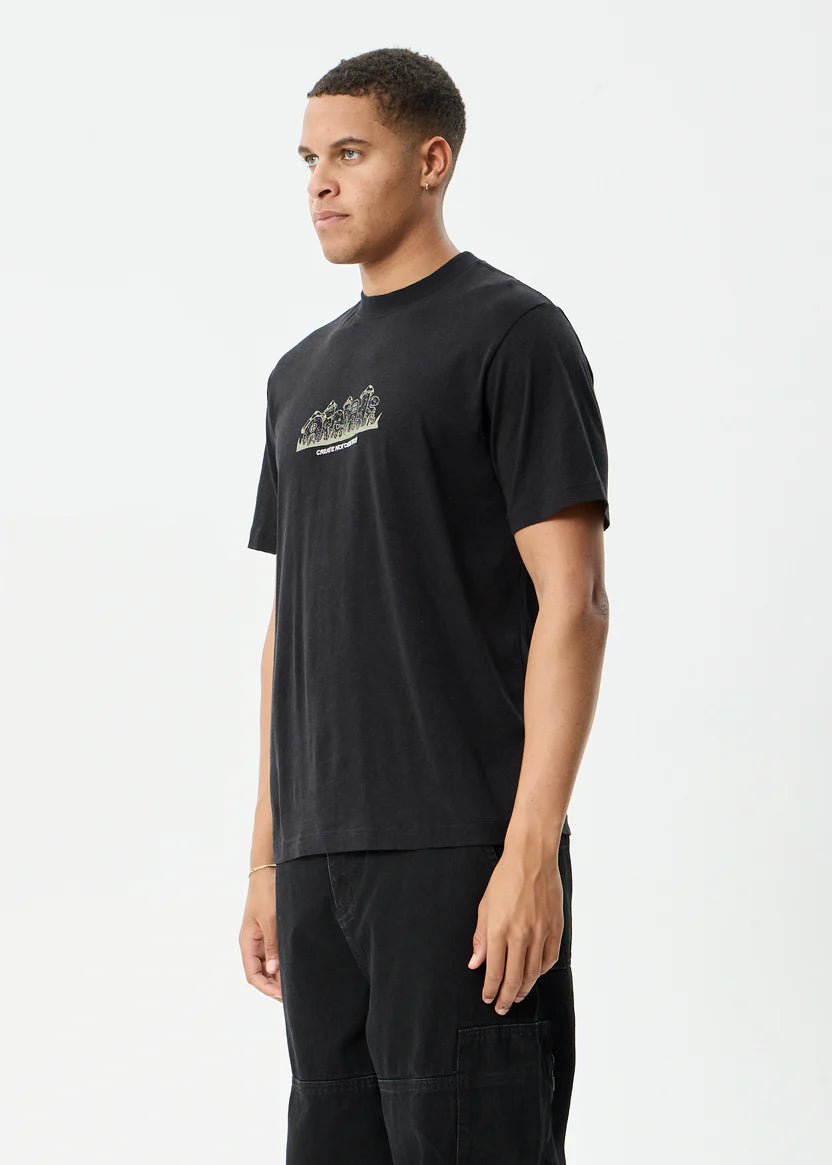 Allure - Retro Tee - Black - Margaret River Hemp Co