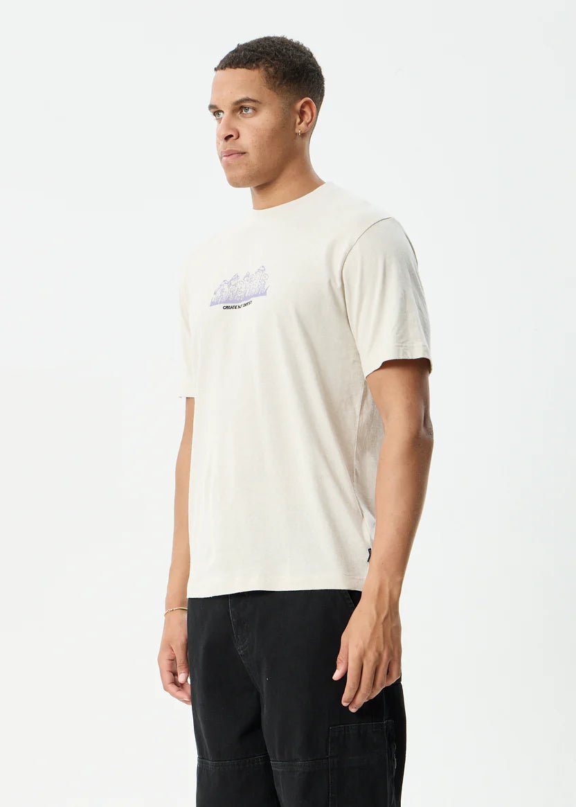 Allure - Retro Tee - Moonbeam - Margaret River Hemp Co