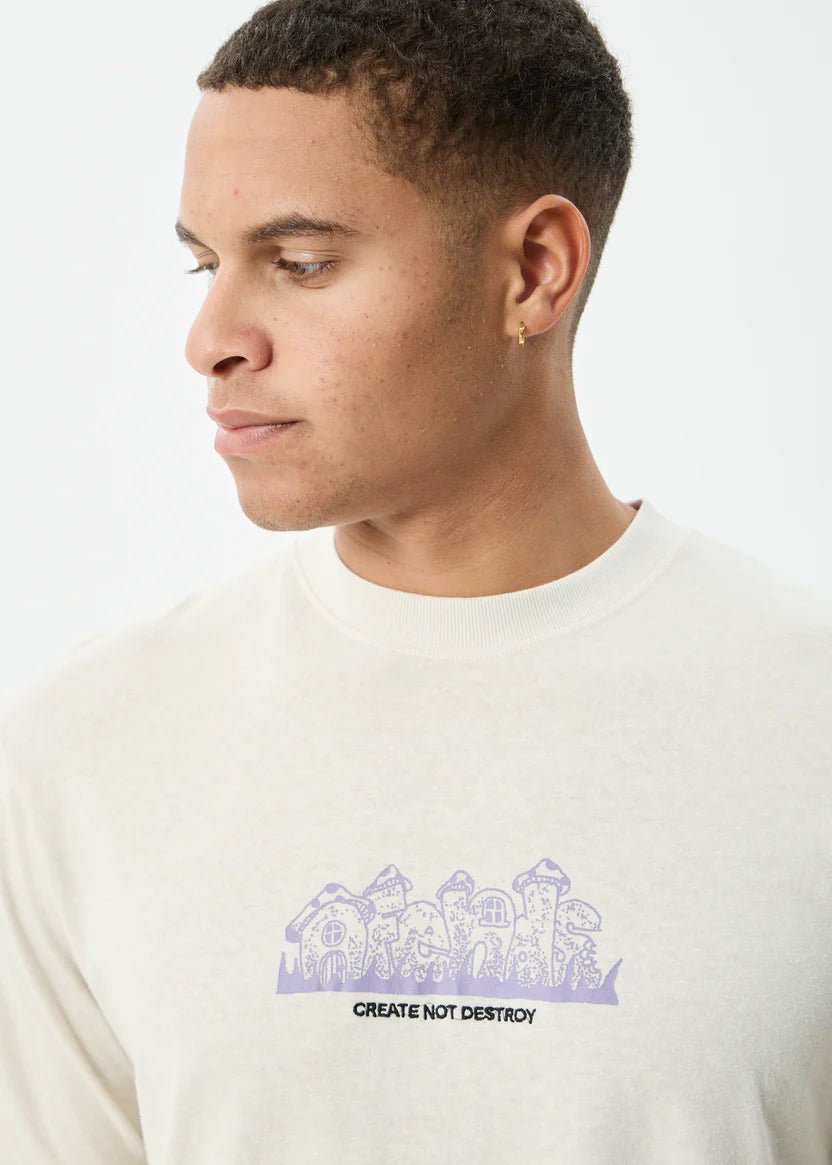 Allure - Retro Tee - Moonbeam - Margaret River Hemp Co