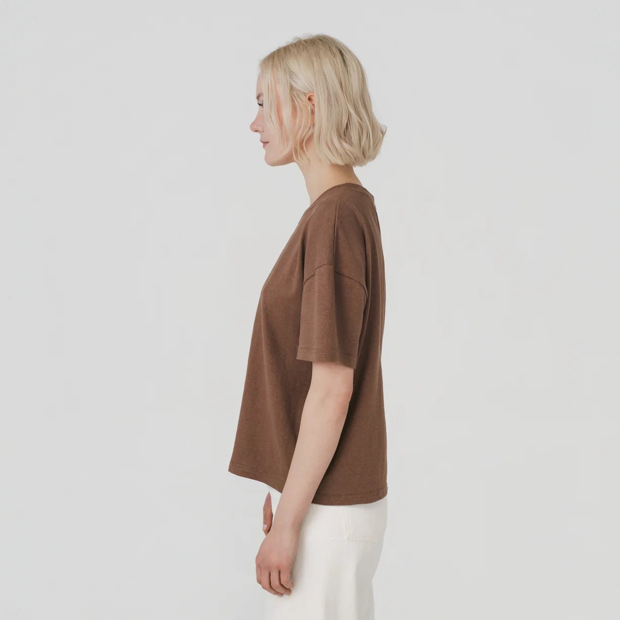 Boxy Tee - Coconut - Margaret River Hemp Co