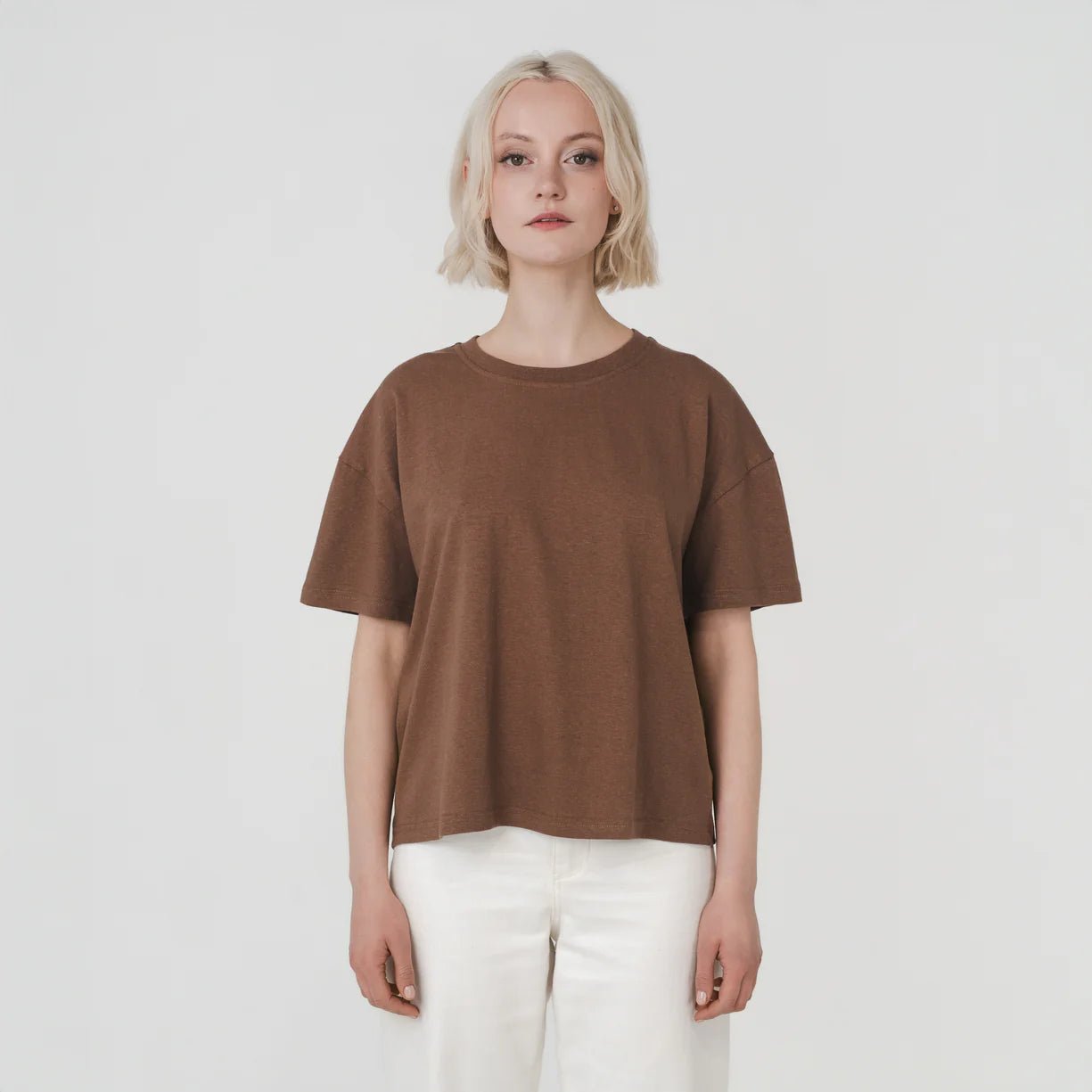 Boxy Tee - Coconut - Margaret River Hemp Co