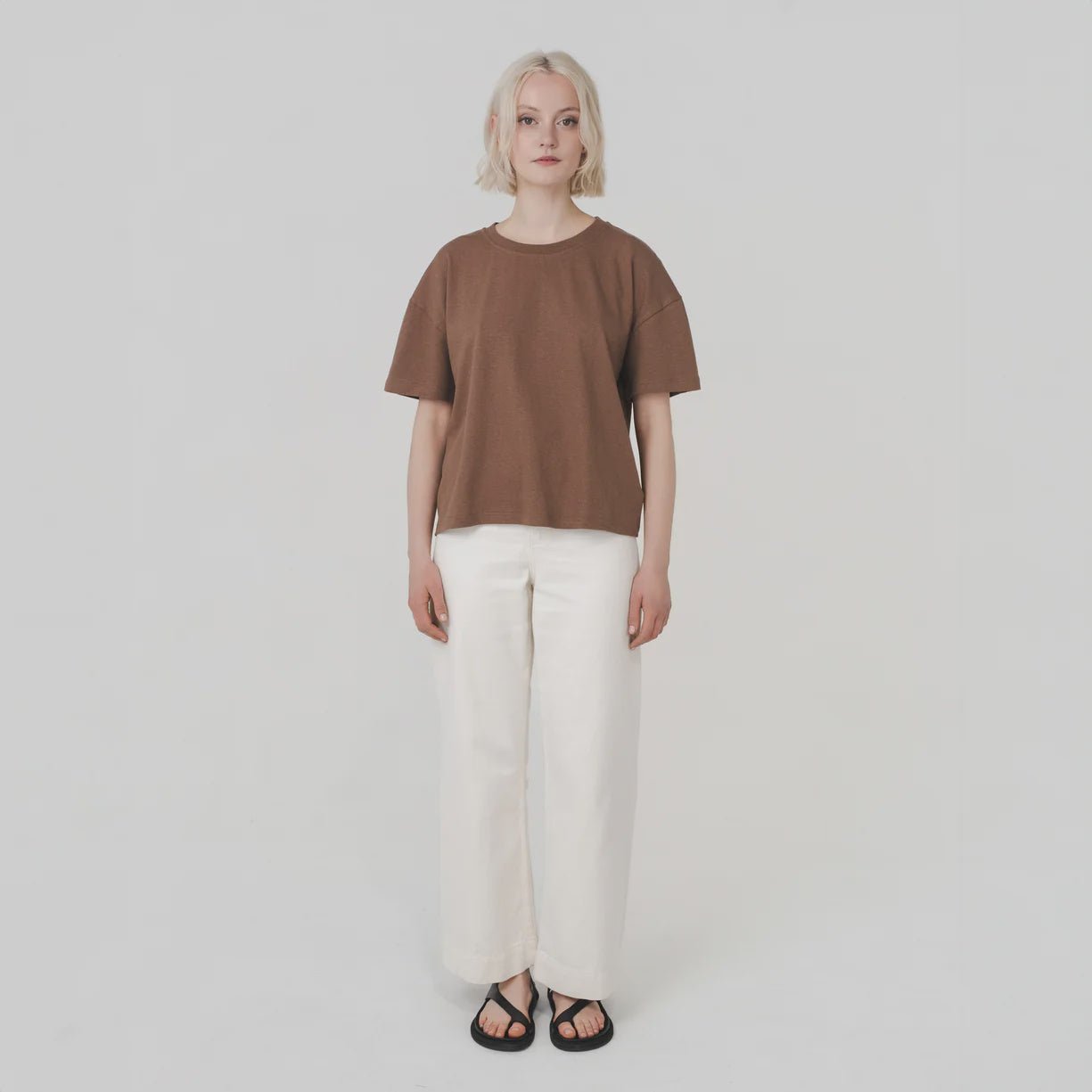 Boxy Tee - Coconut - Margaret River Hemp Co