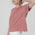 Boxy Tee - Peach - Margaret River Hemp Co