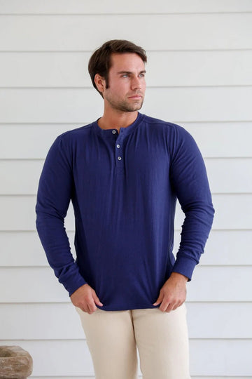 Button Neck T.Shirt - Margaret River Hemp Co