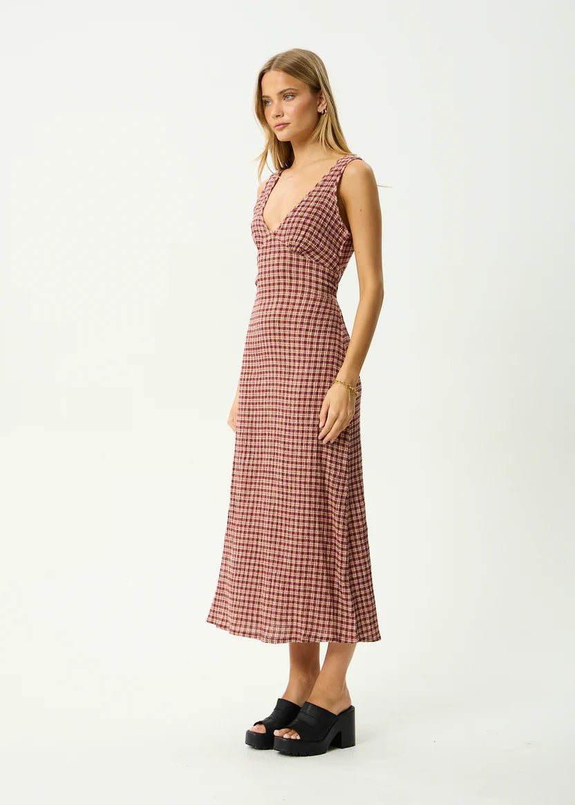 Capricorn Tully Dress - Burgundy - Margaret River Hemp Co