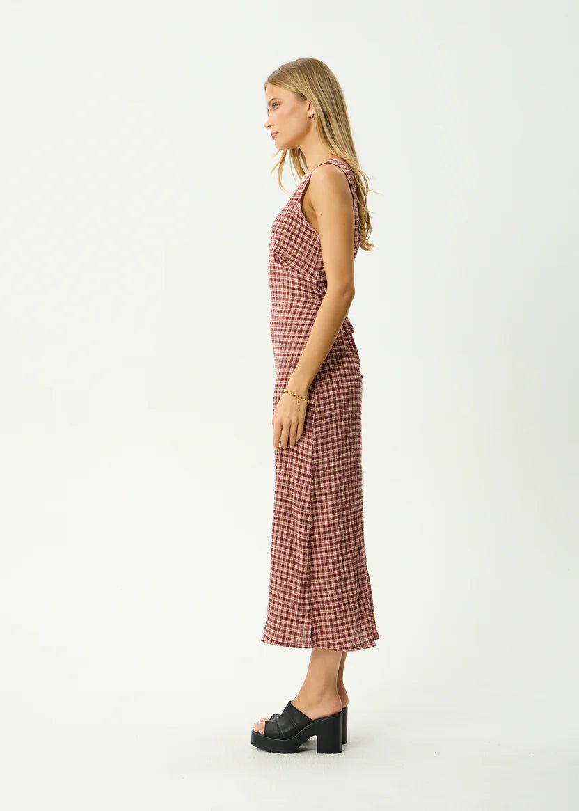 Capricorn Tully Dress - Burgundy - Margaret River Hemp Co