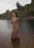 Capricorn Tully Dress - Burgundy - Margaret River Hemp Co