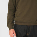 Crew Neck Sweatshirt - Olive - Margaret River Hemp Co