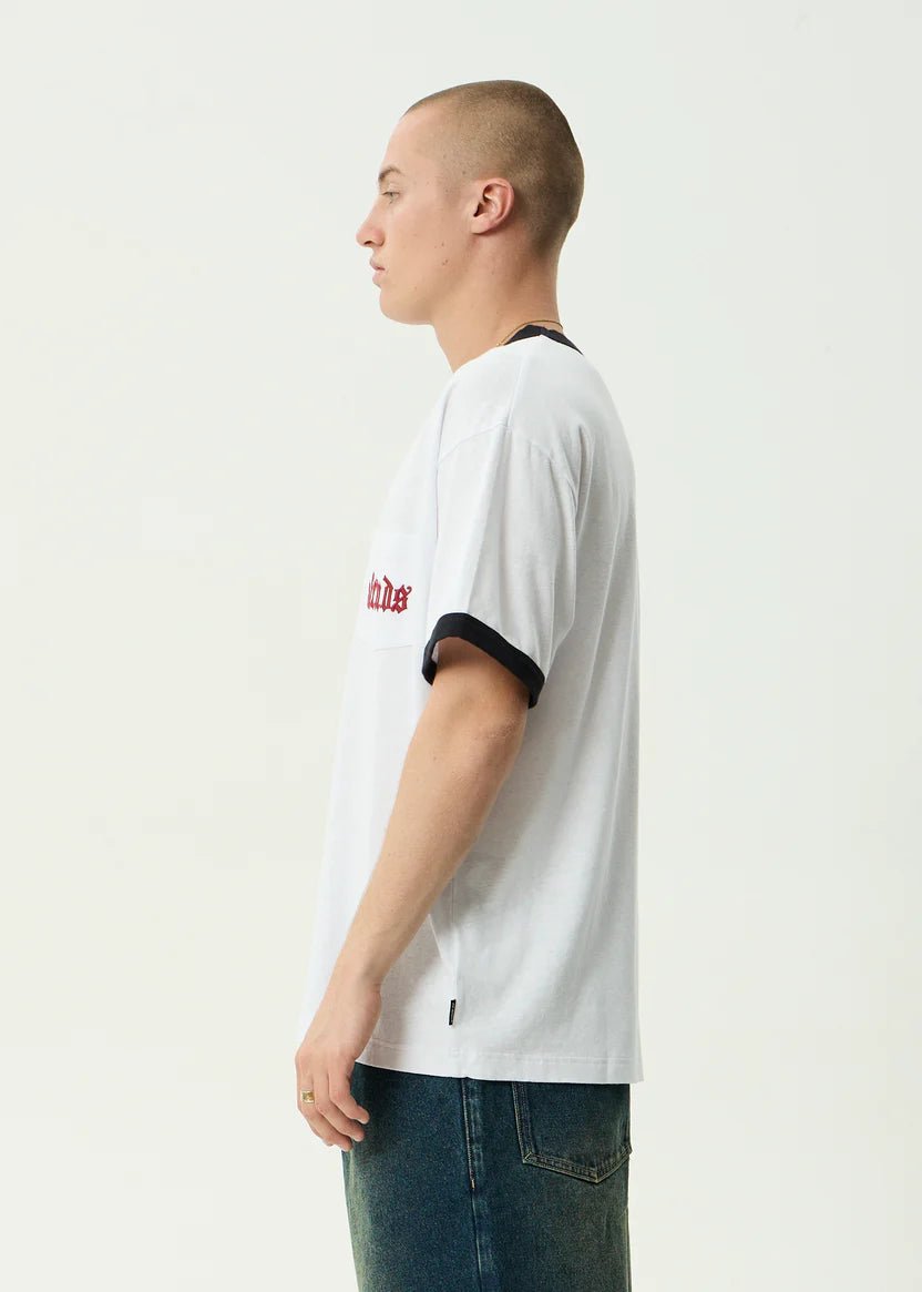 Drop Zone Tee - White - Margaret River Hemp Co