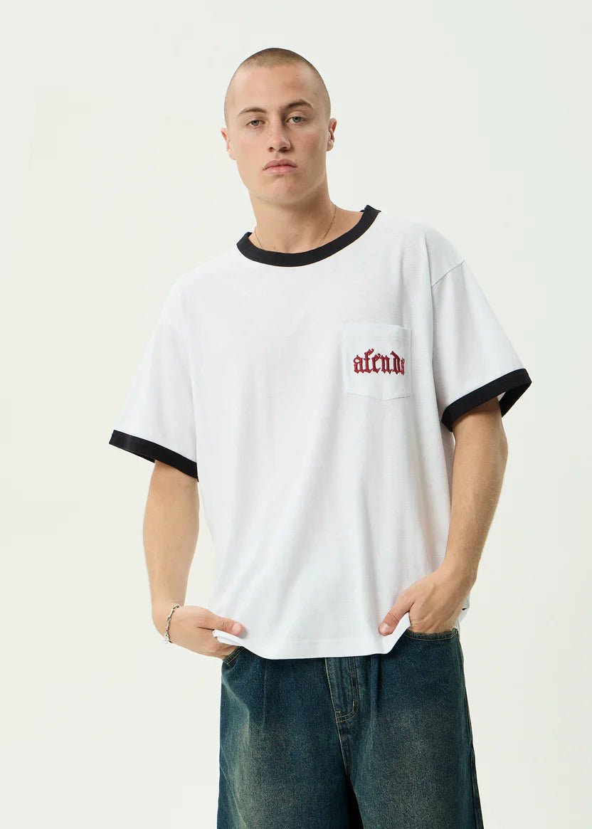 Drop Zone Tee - White - Margaret River Hemp Co