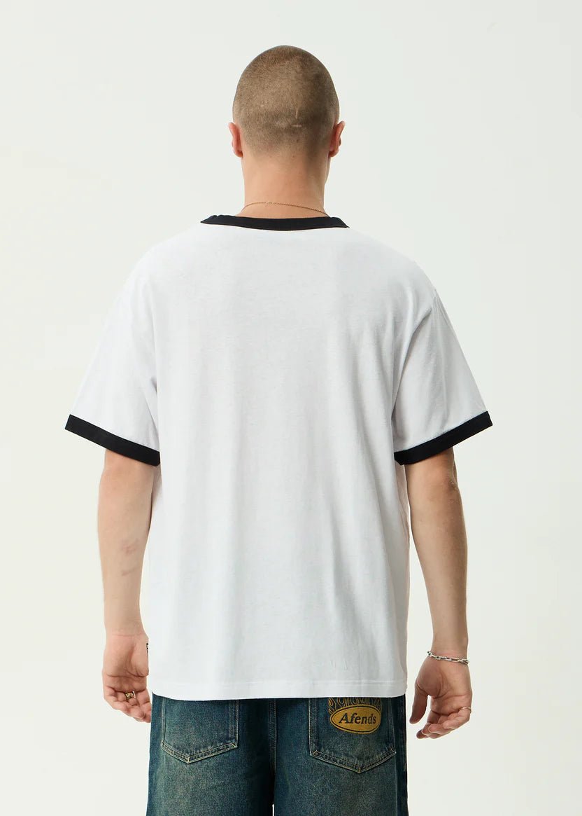 Drop Zone Tee - White - Margaret River Hemp Co