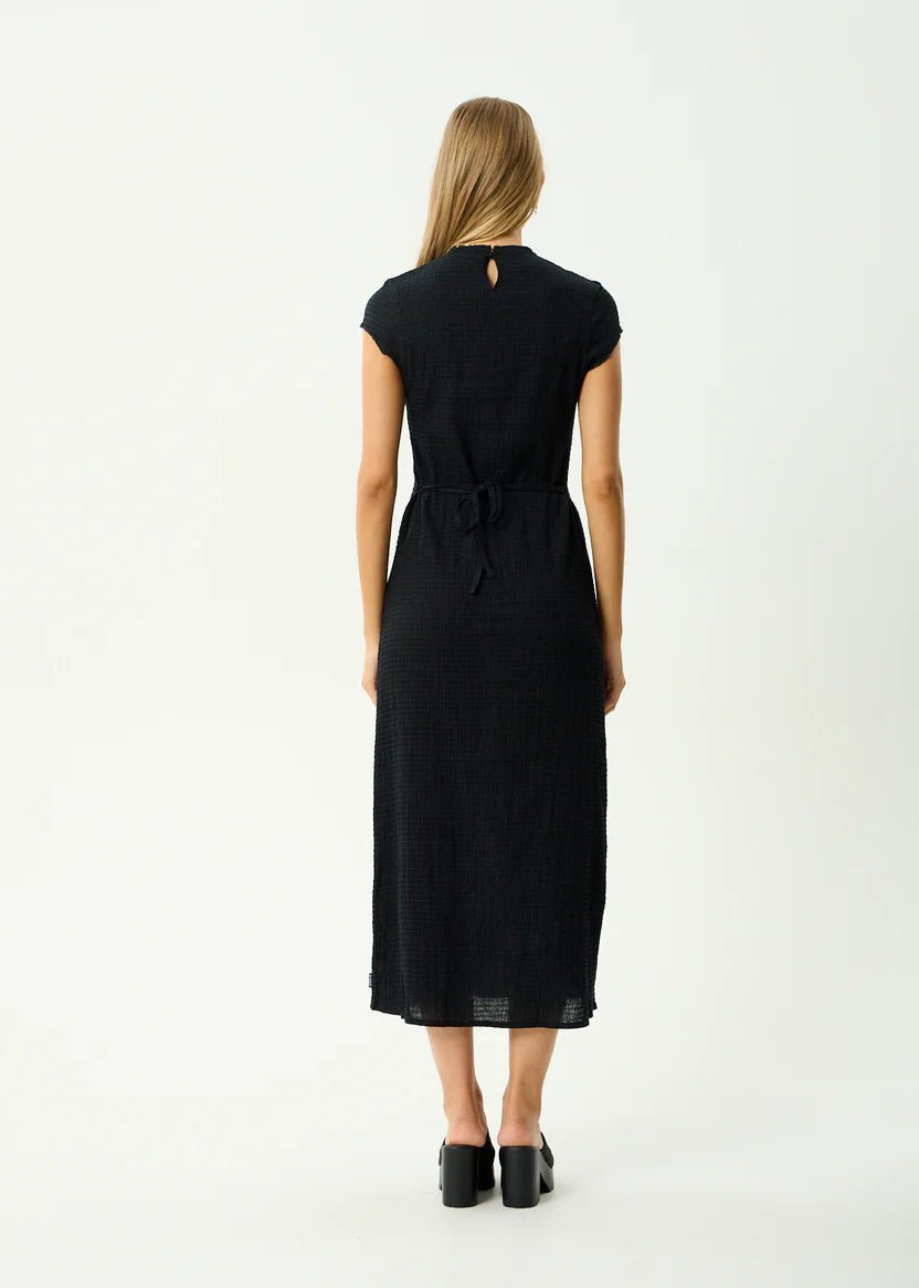 Elodie Seersucker Midi Dress - Margaret River Hemp Co