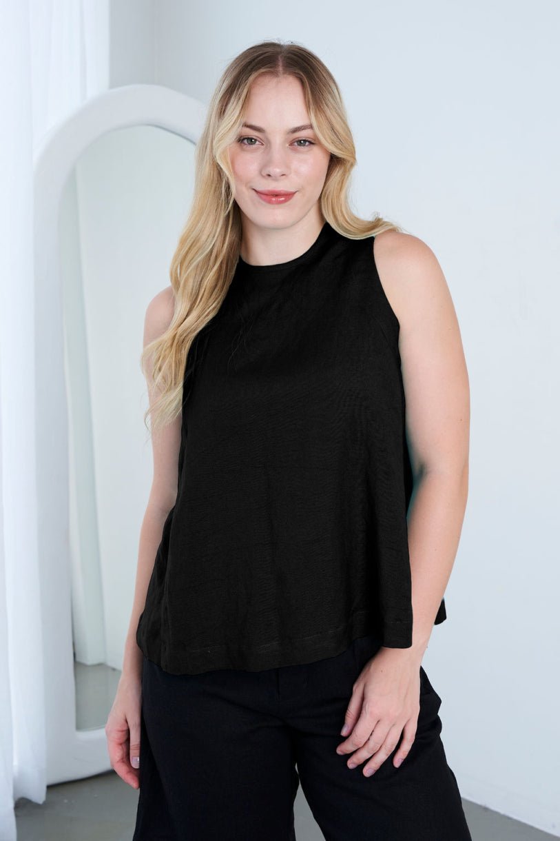 Floaty Sleeveless Top - Margaret River Hemp Co