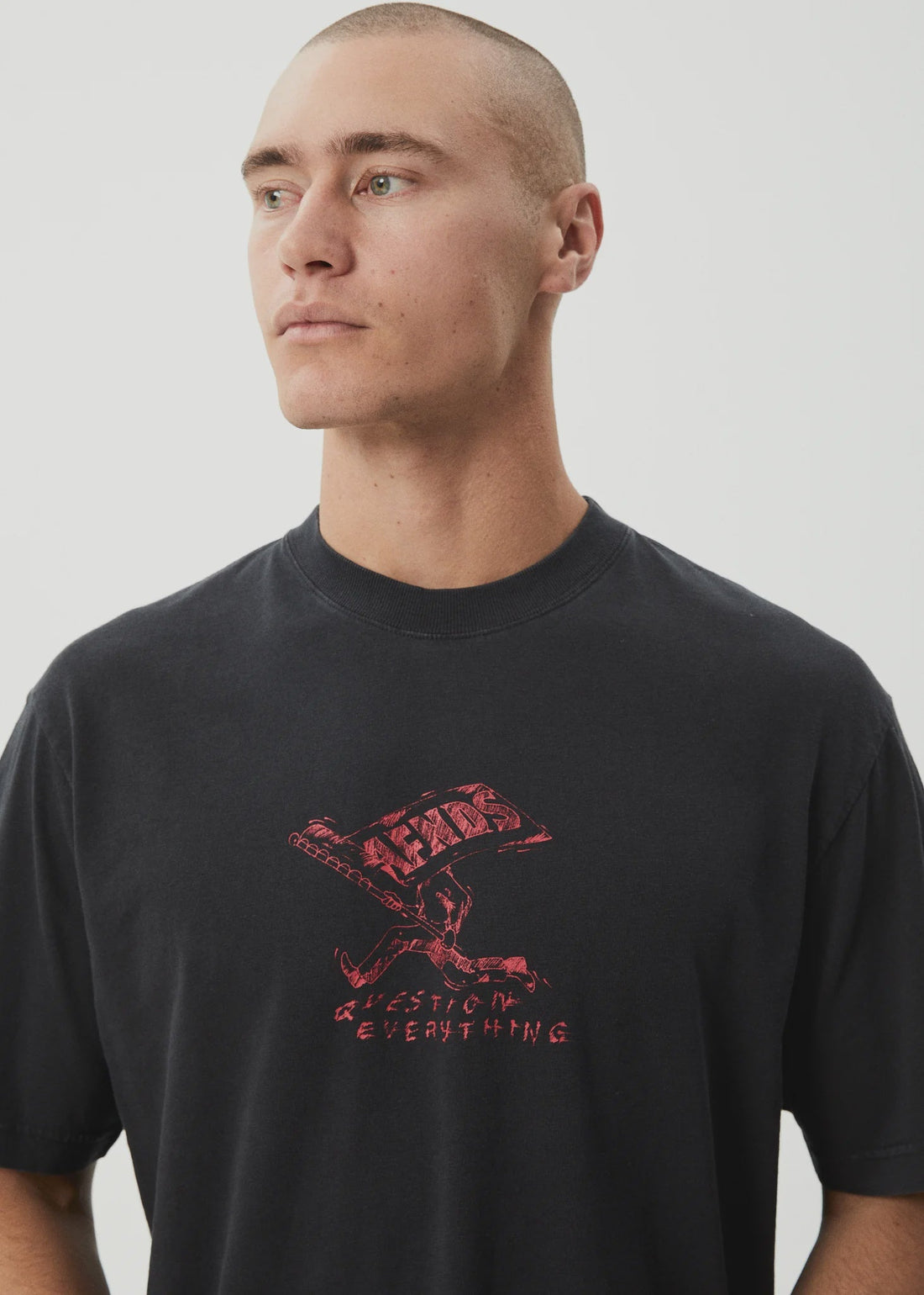 Flyin - Retro Tee - Black - Margaret River Hemp Co