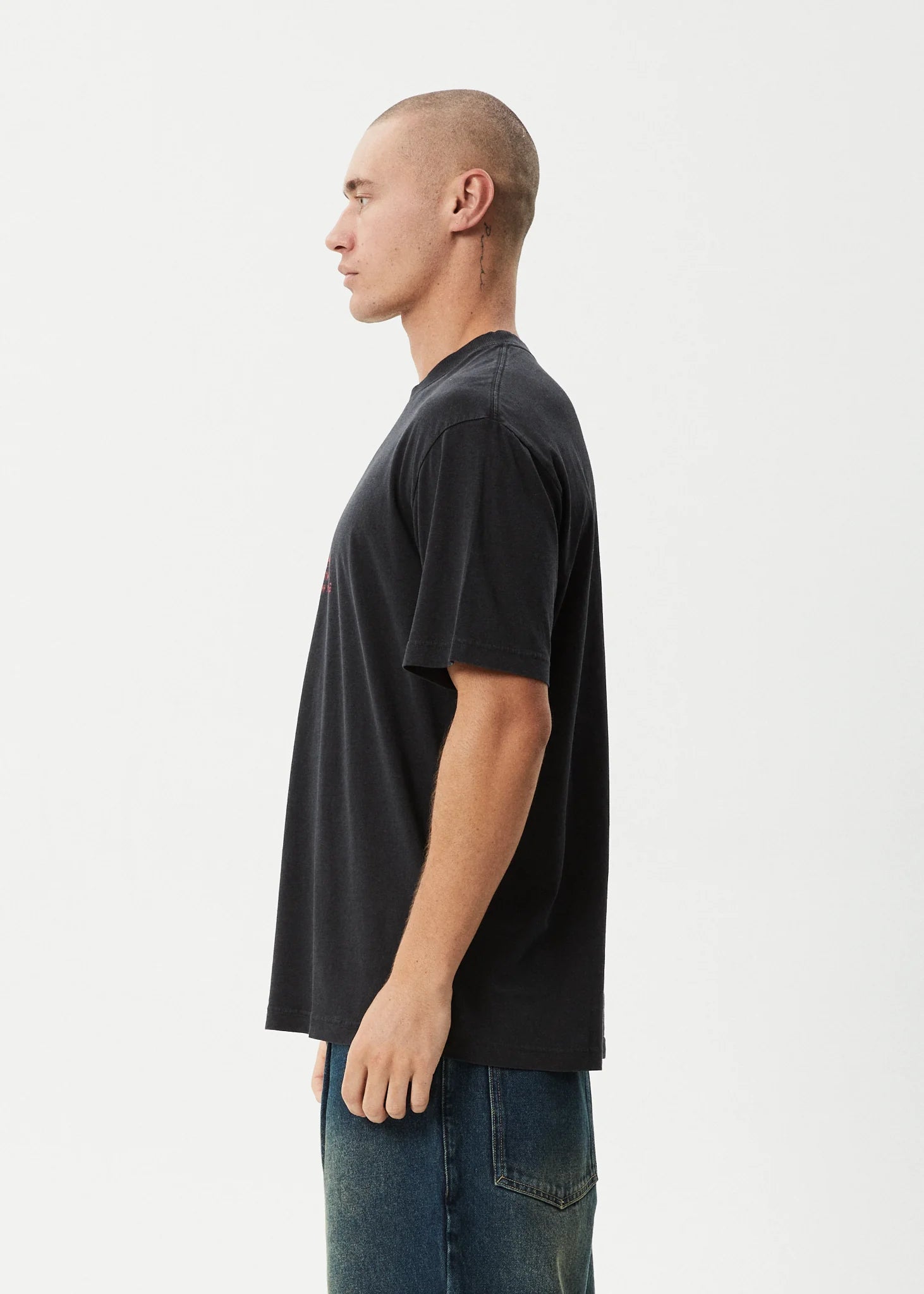 Flyin - Retro Tee - Black - Margaret River Hemp Co