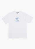 Flyin - Retro Tee - White - Margaret River Hemp Co