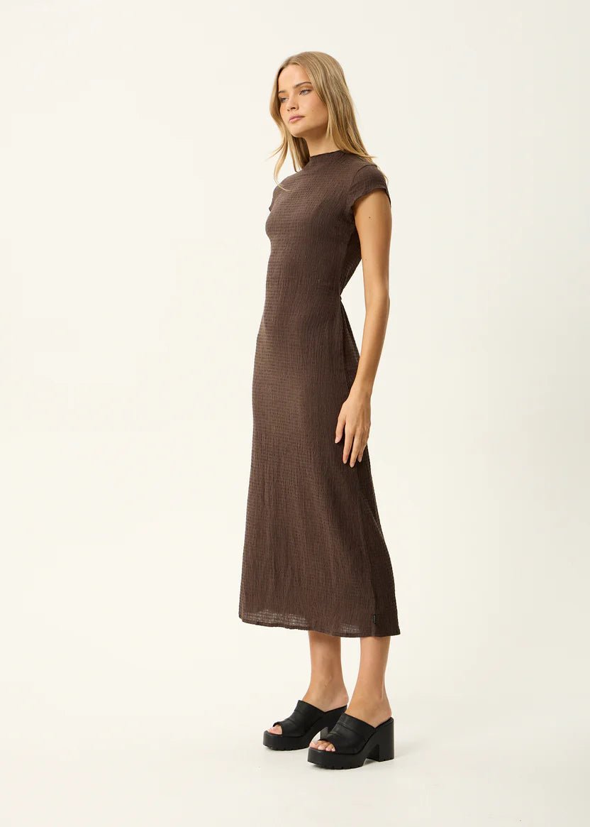 Focus Elodie Dress - Coffee - Margaret River Hemp Co