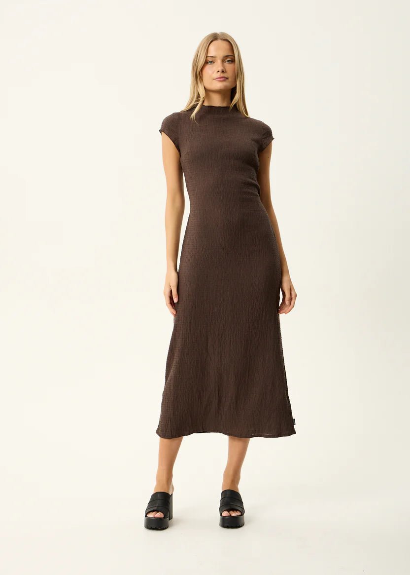 Focus Elodie Dress - Coffee - Margaret River Hemp Co