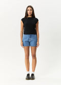 Focus Mock Neck Top - Black - Margaret River Hemp Co