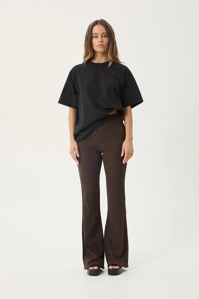 Focus - Seersucker Flare Pant - Margaret River Hemp Co