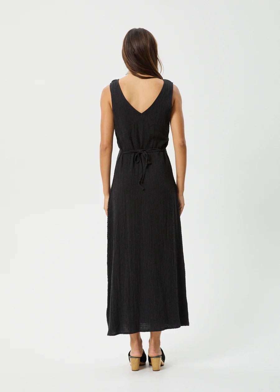 Focus - Tully seersucker Maxi Dress - Margaret River Hemp Co