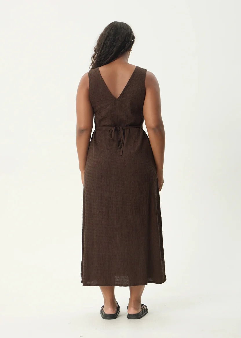Focus - Tully seersucker Maxi Dress - Margaret River Hemp Co