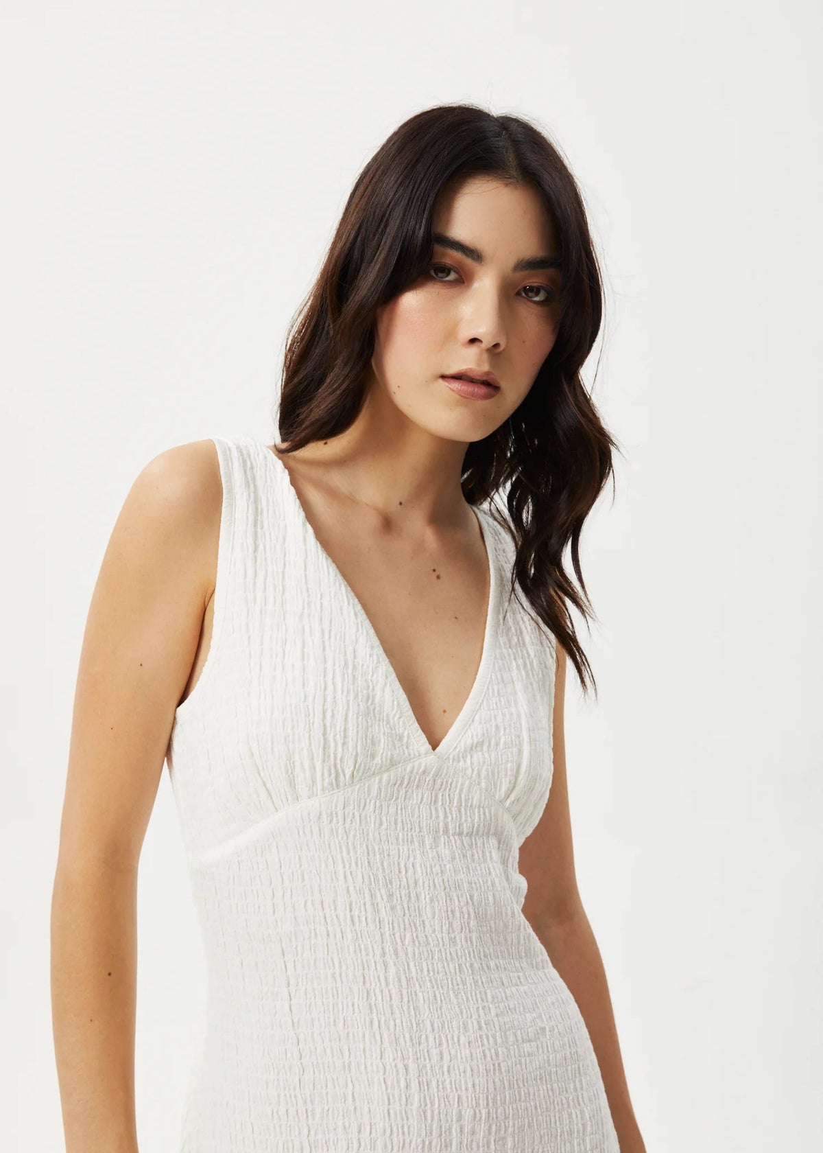 Focus - Tully seersucker Maxi Dress - Margaret River Hemp Co