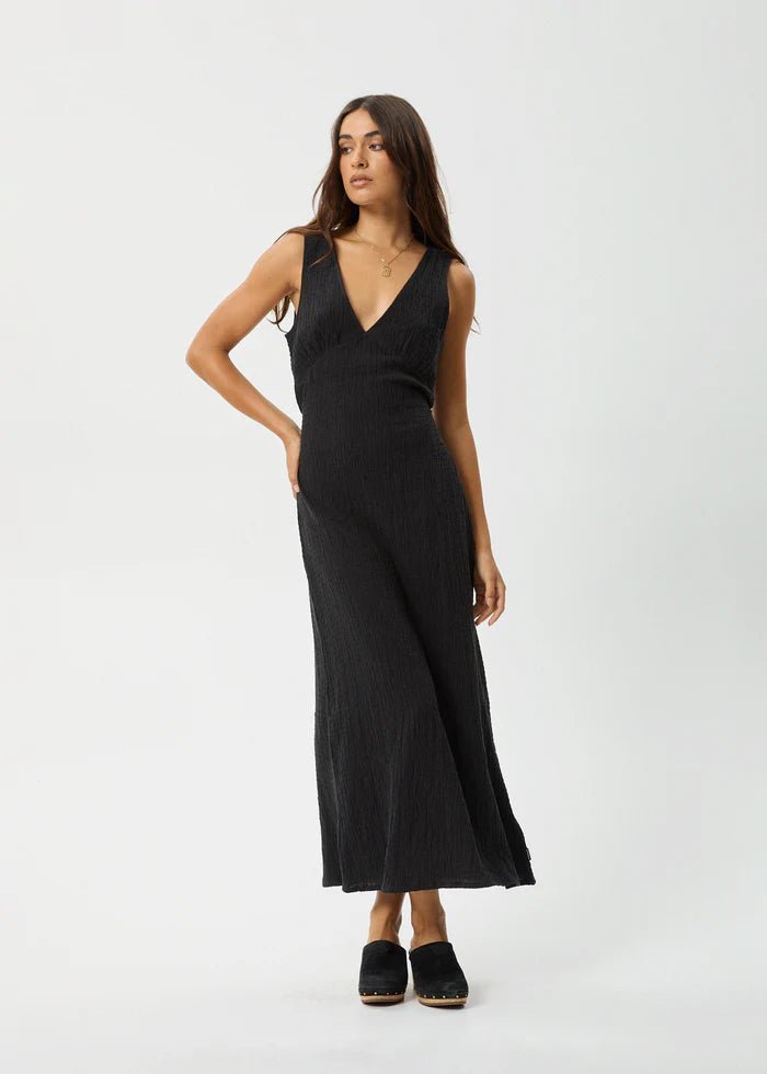 Focus - Tully seersucker Maxi Dress - Margaret River Hemp Co