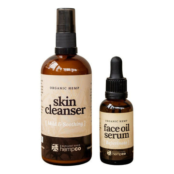 Hemp Face Cleanser & Face Serum Bundle