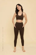 Hemp Leggings - Truffle Brown - Margaret River Hemp Co