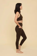 Hemp Leggings - Truffle Brown - Margaret River Hemp Co