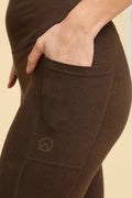 Hemp Leggings - Truffle Brown - Margaret River Hemp Co