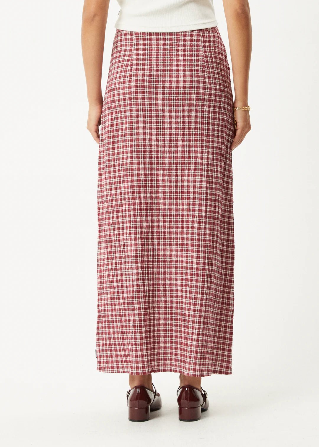 Hemp Maxi Skirt Burgundy - Margaret River Hemp Co