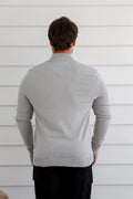 Hemp Zip Neck - Knit Jumper - Margaret River Hemp Co