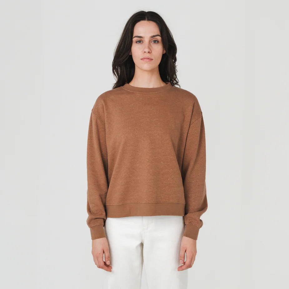 Ladies Crew Neck Sweatshirt - Margaret River Hemp Co