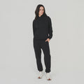 Ladies Hoodie - Black - Margaret River Hemp Co