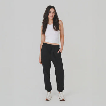 Ladies Trackpants - Black - Margaret River Hemp Co