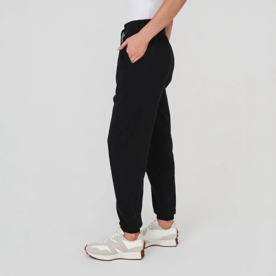Ladies Trackpants - Black - Margaret River Hemp Co