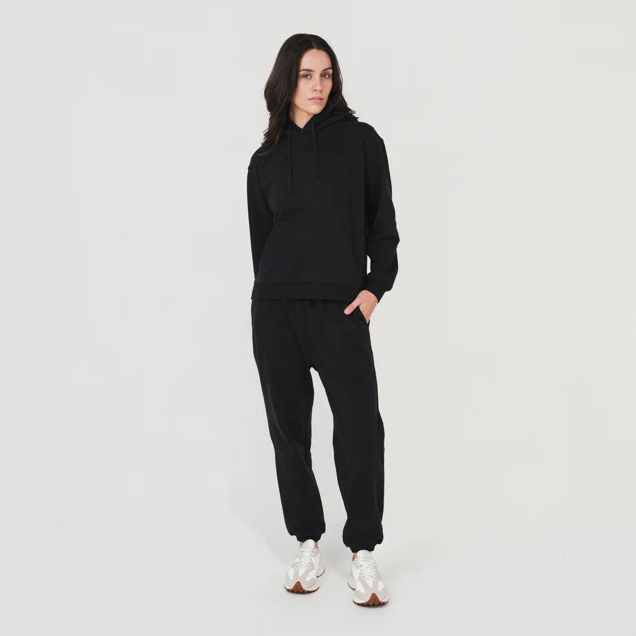 Ladies Trackpants - Black - Margaret River Hemp Co