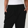 Ladies Trackpants - Black - Margaret River Hemp Co