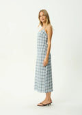 Lagoon Seersucker Dress - Blue - Margaret River Hemp Co