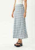 Lagoon Seersucker Skirt - Blue - Margaret River Hemp Co